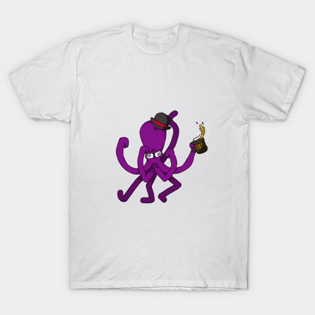 Drunk Octopus T-Shirt by CassiTees